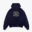 Straight Outta Erode Men/Unisex Acid Wash Hoodie in Navy Blue Color